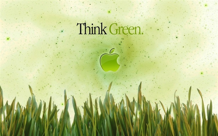 apple think green